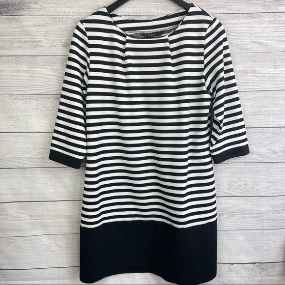 V Vintage Tunic Top Dunnes Striped Size Large - Picture 8 of 9